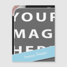 Persoonlijke Baseball Photo Magnet