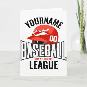 Persoonlijke Baseball Speler Naam Team Kampioen Cl Kaart