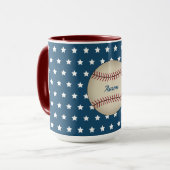 Persoonlijke Baseball Stars Mok (Voorkant links)