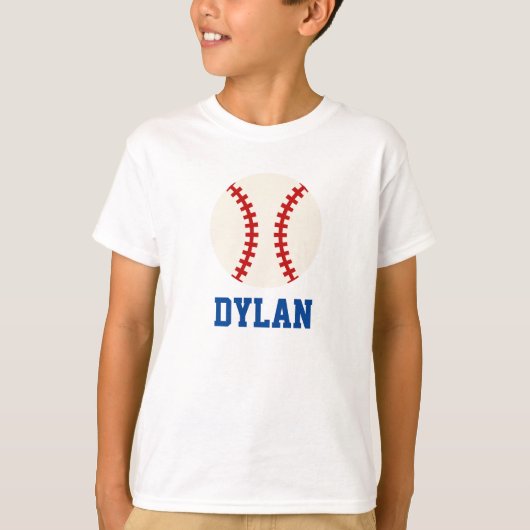 Persoonlijke Baseball T-Shirt (Voorkant)