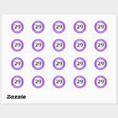 Persoonlijke Baseballknopstickers Vierkante Sticker (Vel)