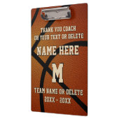 Persoonlijke Basketbal Coaches Klembord Cadeaus (Links)