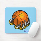 Persoonlijke Basketbal Drakklauw Muismat (Met muis)