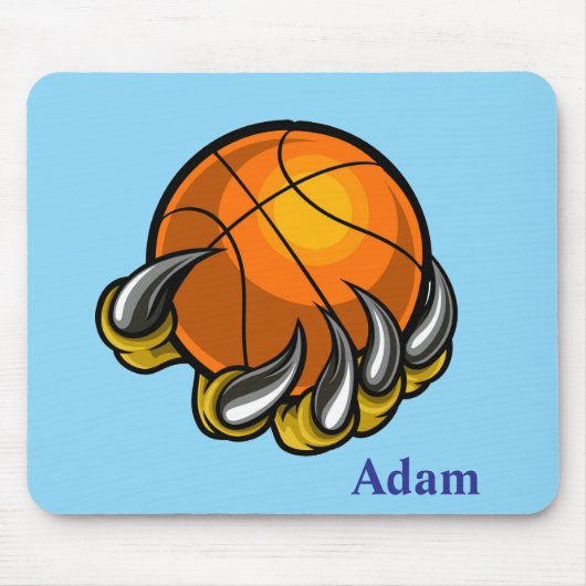 Persoonlijke Basketbal Drakklauw Muismat (Voorkant)