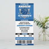 Persoonlijke Basketbal Frenzy Verjaardagsfeestjes  Kaart (Staand voorkant)