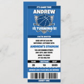 Persoonlijke Basketbal Frenzy Verjaardagsfeestjes  Kaart (Voorkant / Achterkant)