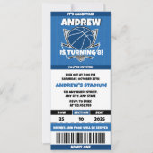 Persoonlijke Basketbal Frenzy Verjaardagsfeestjes  Kaart (Voorkant)