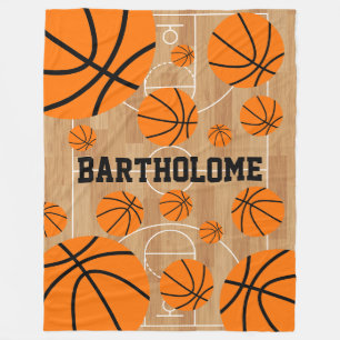 Persoonlijke Basketbal Fun Jongen Fleece Deken