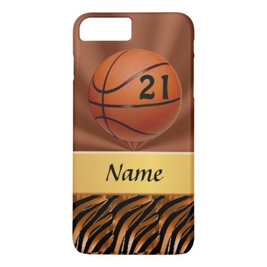 Persoonlijke Basketbal iPhone 7 PLUS Hoezen (Achterkant)