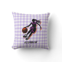Persoonlijke Basketbal Meisje Worp Kussen