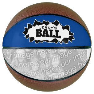 Persoonlijke basketbal met aangepaste foto