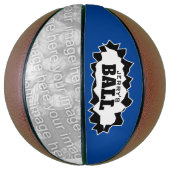 Persoonlijke basketbal met aangepaste foto (Verticaal)