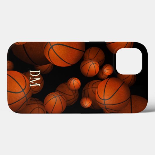 persoonlijke basketbal van mannen Case-Mate iPhone case (Achterkant (horizontaal))