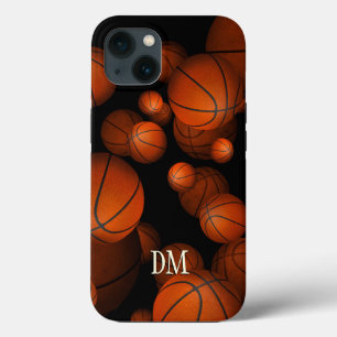 persoonlijke basketbal van mannen iPhone 13 hoesje