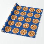 Persoonlijke basketbal verjaardag atletische sport cadeaupapier (Uitgerold)