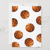 Persoonlijke Basketbal Verjaardag Digitale Sport Kaart (Achterkant)