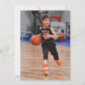 Persoonlijke Basketbal Verjaardag met aangepaste f Kaart (Achterkant)