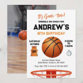 Persoonlijke Basketbal Verjaardag met Foto Kaart (Voorkant / Achterkant)