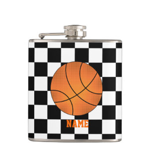 Persoonlijke basketbal zwarte witwasmachines heupfles