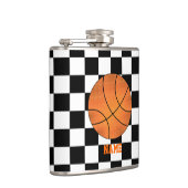 Persoonlijke basketbal zwarte witwasmachines heupfles (Rechts)