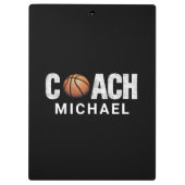 Persoonlijke Basketbalcoach Klembord (Achterkant)