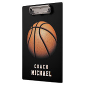 Persoonlijke basketbalcoach  klembord (Links)