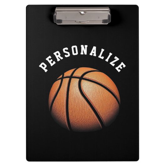 Persoonlijke basketbalcoach klembord (Voorkant)