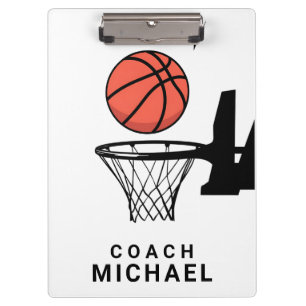 Persoonlijke Basketbalcoach Klembord