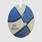 Persoonlijke Basketball Acrylversiering Ornament (voorkant)