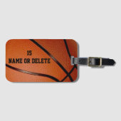 Persoonlijke Basketball-Bagagelabels Bagagelabel (Voorkant (horizontaal))