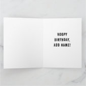 Persoonlijke Basketball Birthday Kaart (Binnen)