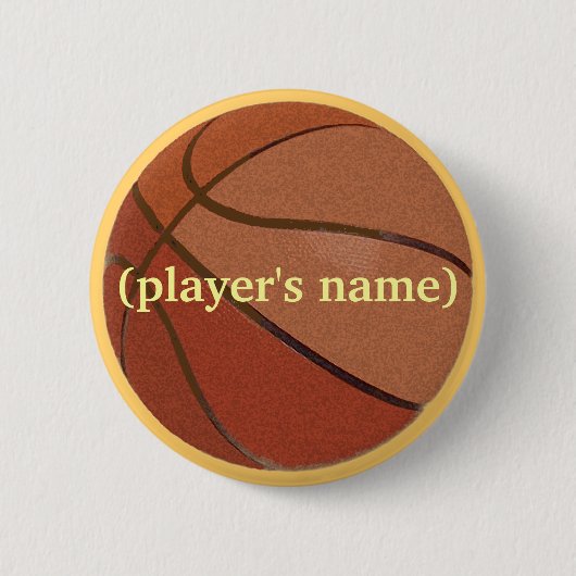 Persoonlijke Basketball Button (Voorkant)