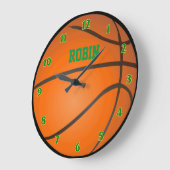 Persoonlijke Basketball Clock Grote Klok (Hoek)
