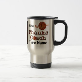 Persoonlijke Basketball Coach Gift Ideeën Mannen V Reisbeker