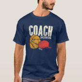 Persoonlijke Basketball Coach Voeg naam toe T-shirt (Voorkant)
