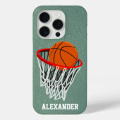 Persoonlijke Basketball en Hoop Case-Mate iPhone Case (Achterkant)