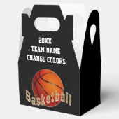 Persoonlijke Basketball Favors, boxen, ELKE KLEURE Bedankdoosjes (Geopend)