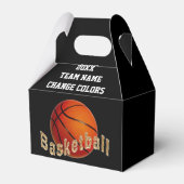 Persoonlijke Basketball Favors, boxen, ELKE KLEURE Bedankdoosjes (Voorkant Zijde)