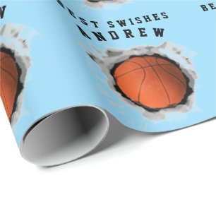 Persoonlijke Basketball Gift Cadeaupapier