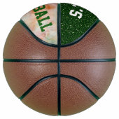  persoonlijke Basketball Green Glitter Basketbal (Rechts)