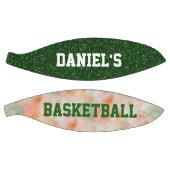  persoonlijke Basketball Green Glitter Basketbal (Panelen)