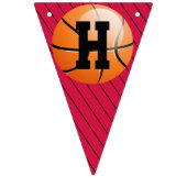 Persoonlijke Basketball Happy Birthday Vlaggetjes (Tweede vlag)