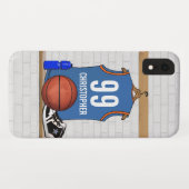 Persoonlijke Basketball Jersey (LB) Case-Mate iPhone Case (Achterkant (horizontaal))
