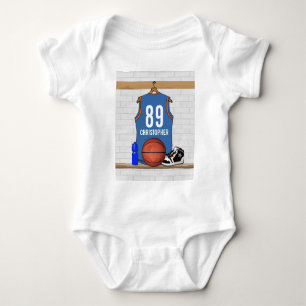 Persoonlijke Basketball Jersey (LBO) Romper