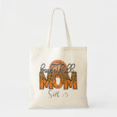 Persoonlijke Basketball Ma Canvas tas (Voorkant)