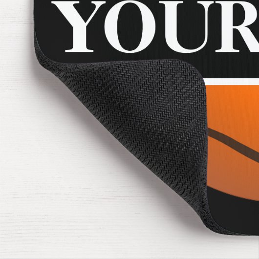 Persoonlijke Basketball Mousepad Muismat (Hoek)