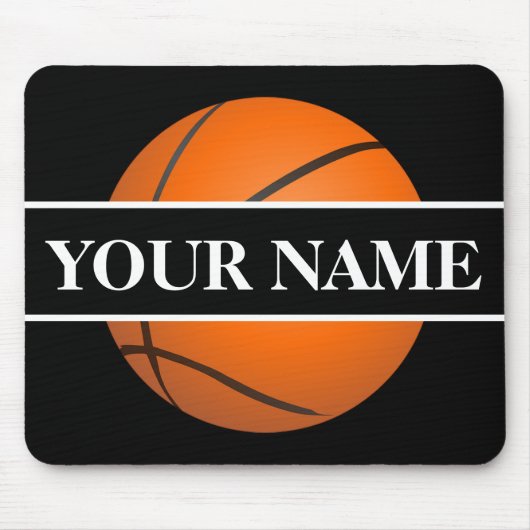 Persoonlijke Basketball Mousepad Muismat (Voorkant)