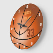 Persoonlijke Basketball Name and Number Grote Klok (Hoek)