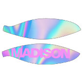 Persoonlijke Basketball Name Pink Girly Modern Basketbal (Panelen)