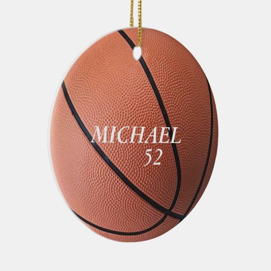 Persoonlijke Basketball Ornament (Rechts)